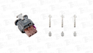 Изображение 1, 7747066 Разъем VW AUDI SEAT SKODA электрический (3-х контактный) TE PARTS