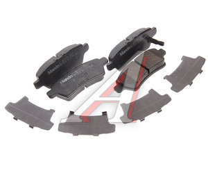 Изображение 1, MBF015747 Колодки тормозные NISSAN Pathfinder R51 (05-) задние (4шт.) MANDO