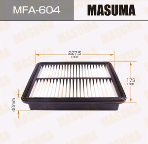 Изображение 2, MFA-604 Фильтр воздушный MAZDA 3 (1.5) MASUMA