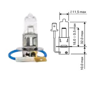 Изображение 2, 54330 Лампа 24V H3 70W PK22s МАЯК