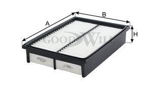 Изображение 3, AG112 Фильтр воздушный MAZDA 3 (04-13), 5 (05-10) GOODWILL