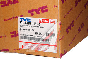 Изображение 3, 20-A419-A5-2B Фара HYUNDAI Elantra (00-) правая (с корректором) в сборе TYC