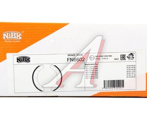 Изображение 5, FN6602 Колодки тормозные MITSUBISHI Canter (85-) задние барабанные (4шт.) NIBK