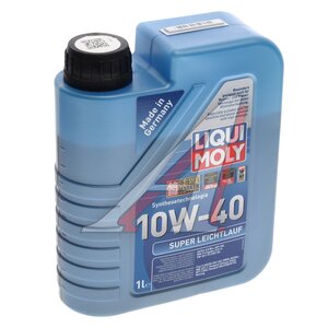 Изображение 2, 9503 Масло моторное SUPER LEICHTLAUF 10W40 п/синт.1л LIQUI MOLY