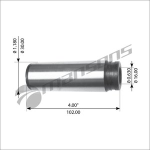 Изображение 1, M5321 Палец MAN MERCEDES колодки тормозной (30х102мм) MANSONS