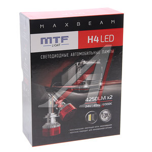 Изображение 2, MB04K6-24 Лампа светодиодная 24V H4 P43t бокс (2шт.) MTF