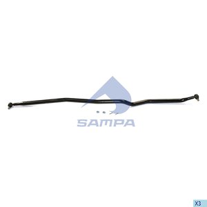 Изображение 1, 097.237-01 Тяга рулевая SCANIA поперечная L=2783мм SAMPA