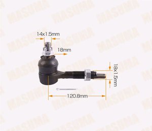 Изображение 2, ME-9814R Наконечник рулевой тяги TOYOTA Avensis (03-) правый MASUMA