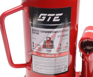 Изображение 6, GTE-TH91204 Домкрат бутылочный 12т 227-457мм GTE