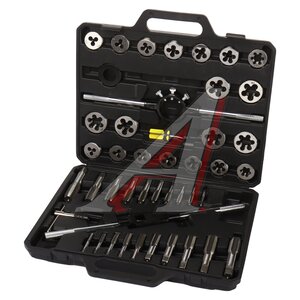 Изображение 1, LG-S1017 Набор метчиков и плашек метрический 45 предметов LIGE