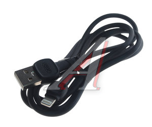 Изображение 1, NB132 black Кабель iPhone (5-) 2A 1м черный XO
