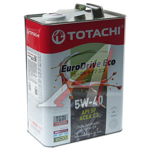 Изображение 1, E6704 Масло моторное EURODRIVE ECO C3/SP 5W40 синт.4л TOTACHI