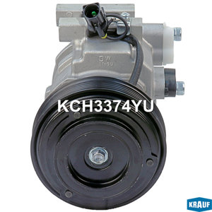 Изображение 4, KCH3374YU Компрессор HYUNDAI Solaris (10-) KIA Rio (11-) кондиционера KRAUF