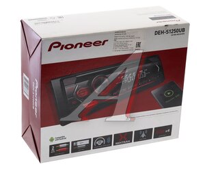 Изображение 5, DEH-S1250UB Магнитола автомобильная 1DIN PIONEER