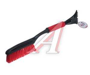 Изображение 1, A0401042 Щетка со скребком 61см черно-красная ARNEZI