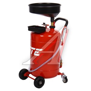 Изображение 3, GTE-T14102 Установка для замены масла 70л с сливной воронкой GTE