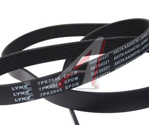 Изображение 3, 7PK2045 Ремень приводной поликлиновой 7PK2045 TOYOTA Fortuner (16-) LYNXAUTO