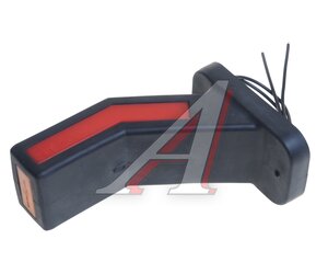 Изображение 1, 1167L Фонарь габаритный прицепа боковой светодиодный красный/белый левый WAS