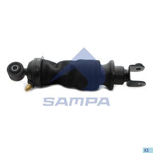 Изображение 1, 043.113-01 Амортизатор SCANIA кабины передний (пневмо) SAMPA