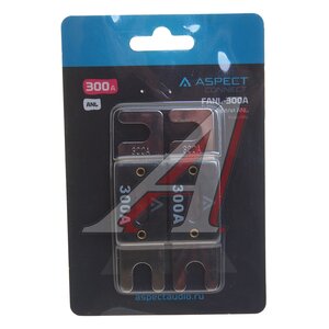 Изображение 1, FANL-300A Предохранитель ANL 300A (2шт.) никель ASPECT