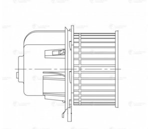 Изображение 7, LFH10AB Мотор отопителя FORD Transit (00-) LUZAR