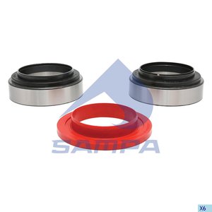 Изображение 2, 075.084 Ремкомплект SAF SKRS (95-) ступицы (подшипник 2шт., уплотнительное кольцо 1шт.) SAMPA