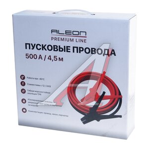 Изображение 3, 10004 Провода для прикуривания 500А 4.5м в сумке Premium ALEON