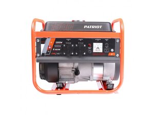 Изображение 7, GRS 1500 Бензогенератор 1.2кВт 4такт. расх.=1.2л/ч. бак=6л PATRIOT