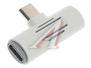 Изображение 1, BV8 white Переходник USB Type C на jack 3.5 + зарядка белый BOROFONE