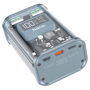 Изображение 2, J105 sliver Аккумулятор внешний 10000мА/ч для зарядки мобильных устройств HOCO
