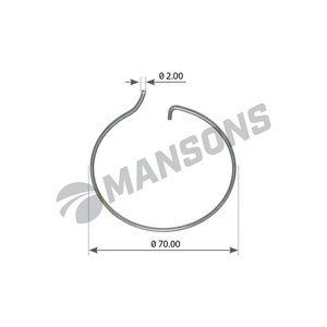 Изображение 1, 300.360 Кольцо стопорное BPW крышки ступицы MANSONS