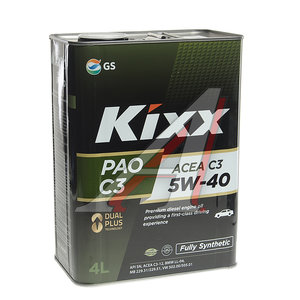 Изображение 1, L209244TE1 Масло моторное PAO C3 5W40 синт.4л KIXX