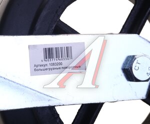 Изображение 2, 1083200 Колесо для тележки d=200мм 300кг платф. поворотное резина серый МФК