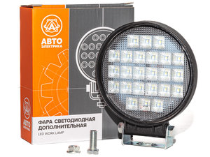 Изображение 1, AE72R-24LED-42PC Фара рабочего света круглая 115х142х42 72Вт 24 светодиода рассеянный свет AVTOELECTRICA