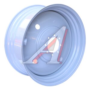 Изображение 1, DW16Lх38 Диск колесный МТЗ задний (8 отверстий) с козырьком серый БЗТДИА