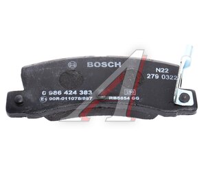 Изображение 5, 0986424383 Колодки тормозные KIA Rio (02-), Spectra, Carens передние (4шт.) BOSCH
