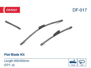 Изображение 6, DF-017 Щетка стеклоочистителя 600/400мм комплект DENSO