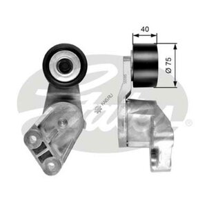 Изображение 6, T38585 Натяжитель приводного ремня RENAULT Magnum дв.DXI VOLVO FM, FH GATES