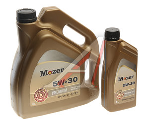 Изображение 1, 4636304/939 Масло моторное Premium SN/CF 5W30 синт.4+1л MOZER