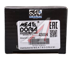 Изображение 4, 45004 Шкив AUDI A2 (97-06) генератора MEAT&DORIA