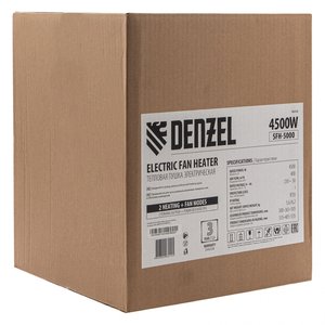Изображение 13, 96438 Пушка тепловая 3.0кВт 400куб.м/ч электрическая DENZEL