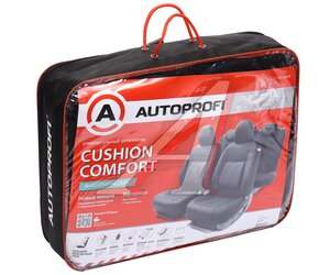 Изображение 3, CUS-1505 BK/BK Авточехлы универсальные 3D хлопок черные (15 предм.) Cushion comfort AUTOPROFI