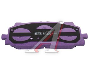 Изображение 4, PN0687 Колодки тормозные AUDI A4 (08-) передние (4шт.) NIBK