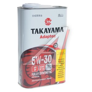 Изображение 1, 6056130 Масло моторное Adaptec SP/GF-6A 5W30 синт.1л TAKAYAMA
