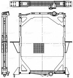 Изображение 4, LRc1055 Радиатор VOLVO FM (98-) охлаждения двигателя LUZAR