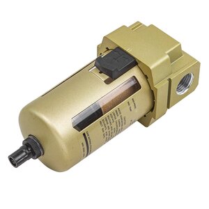 Изображение 1, RF-AF4000-03 Фильтр 3/8" (4000 л/мин., 10Bar, 60град., 10мк) для пневмосистемы ROCKFORCE