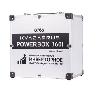 Изображение 7, PowerBox 360i Устройство пуско-зарядное 12-24V/40-800Ач/360А в кейсе KVAZARRUS