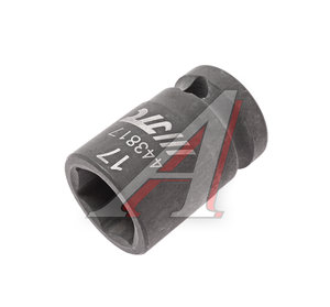Изображение 1, JTC-443817 Головка торцевая 1/2" 17мм ударная L=38мм JTC