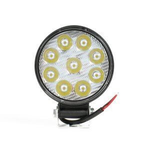 Изображение 2, AE27R-9LED-HC-MINI Фара рабочего света круглая 85х23х112 27Вт 9 светодиодов направленный свет AVTOELECTRICA