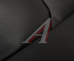 Изображение 3, 11213 Авточехлы универсальные экокожа черные (11 предм.) Ranger Leather CARFASHION